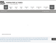 Tablet Screenshot of namanpipe.com